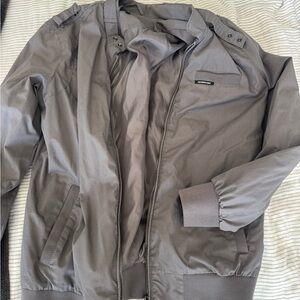 Gray Bomber Jacket Members Only